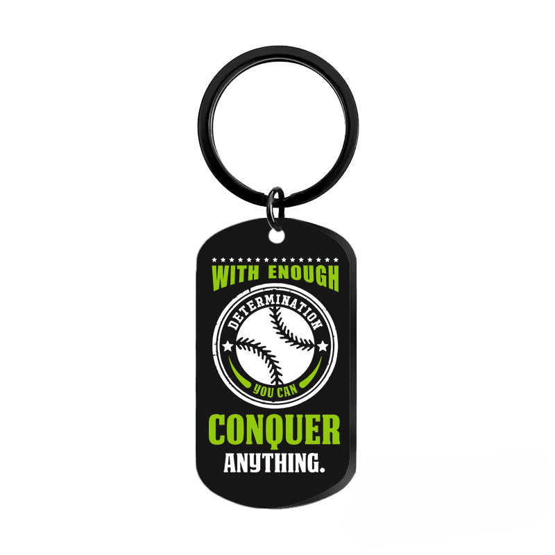 Wholesale Softball Baseball Sports Metal Keychains